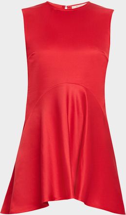 J.W.Anderson Sleeveless High-Low Peplum Top