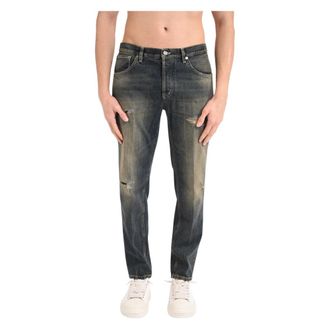 Dondup Loose-fit Jeans, male, Blue, Size: W38 Brighton Carrot-cut Jeans