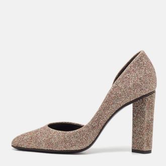 Pierre Hardy Multicolor Glitter Dorsay Pumps