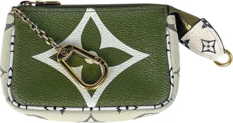 Louis Vuitton Beige Khaki Pochette Pouch (Pre-Owned)