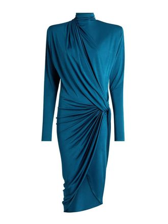 Balmain Draped Midi Dress