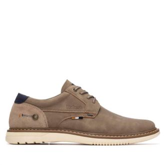 Xti Mens Comfort Sole Casual Oxfords In Taupe