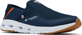 Columbia Mens PFG Bahama X Slip-on, Collegiate Navy/Spark Orange, 8.5