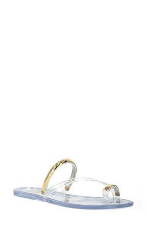 Shushop Dottie Toe Loop Sandal in Clear at Nordstrom Rack, Size 9