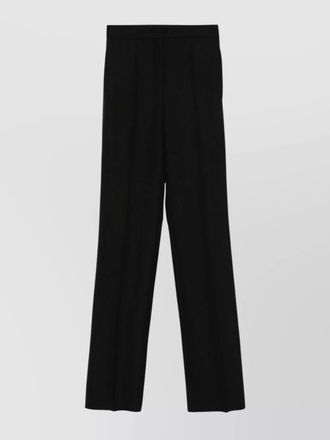 Max Mara virgin wool high-rise wide-leg trousers