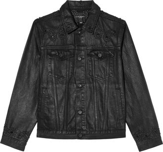 Cult of Individuality Cults Type II Denim Jacket in Paisley