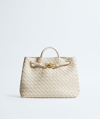 Bottega Veneta Andiamo - White - Women - 100% Lambskin