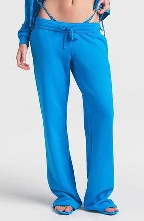 SKIMS Oversize French Terry Pants in Cerulean at Nordstrom, Size X-Large