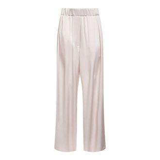 Jil Sander Broeken, Dames, Roze, S, Acetate Blend Broek
