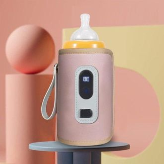 OEM Dailygoods - Calentador Port&aacute;til De Comida Para Beb&eacute;s Con Conexi&oacute;n Usb Y Pantalla Lcd