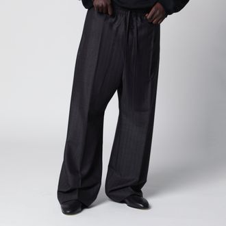 Fear of God Dark grey wide-leg wool trousers