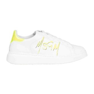 Msgm Msgm - Sneakers - Dames - Schoenen - Wit - Maat: 37 EU Zijde