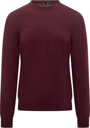 FILIPPO DE LAURENTIIS crew-neck sweater - men - Cashmere/Silk/Polyester - 48 - Red
