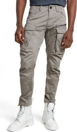 G-Star Rovic 3D Regular Fit Tapered Cargo Pants in Elephant Skin at Nordstrom, Size 36 X 32