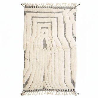AFK Living Alfombra bereber marroqu&iacute; de pura lana 144 x 255 cm