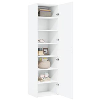 Berkfield Home Highboard White 50x42.5x185 cm Engineered Wood
