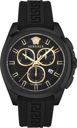 Versace Geo Chrono Silicone Watch