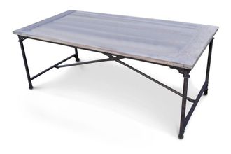 Chehoma Mesa tapizada de olmo marr&oacute;n