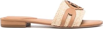 Ralph Lauren Alegra slide - Dames - Sandalen - Bruin - 35 1/2 EU - Schoenen