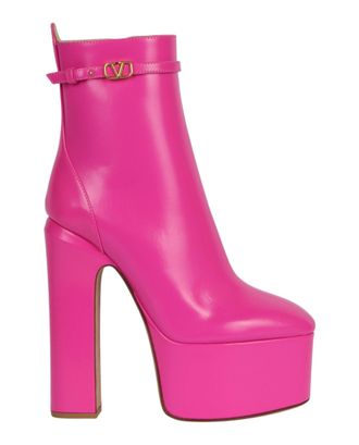 Valentino Tan-Go Leather Boots