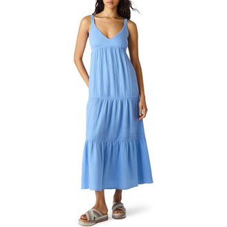 Steve Madden Elianna Sleeveless Midi Dress in Aurora Blue at Nordstrom, Size X-Large