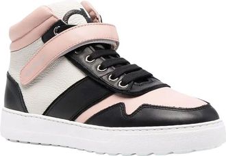 Ferragamo Noe High-Top Leather Sneaker