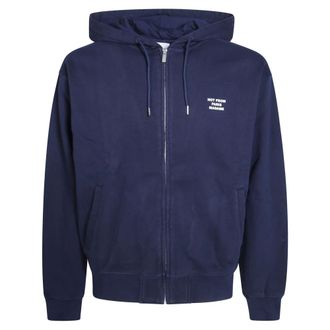 Dr&ocirc;le de Monsieur Heren, Sweatshirts & Hoodies, Blauw, Maat: XL