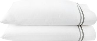 Peacock Alley 300 Thread Count Duo King Pillowcase Set