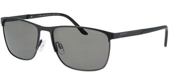 Jaguar 37374 Polarized 6100 Mens Sunglasses Black Size 60