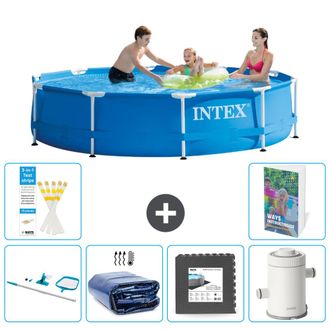 Intex Piscina Con Estructura Redonda - 305x76 Cm - 7-piezas S43