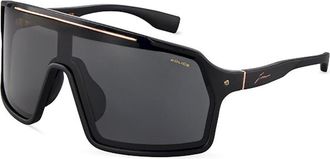 Police SPLU84 ZAC 1 0U28 Mens Sunglasses Black Size 99