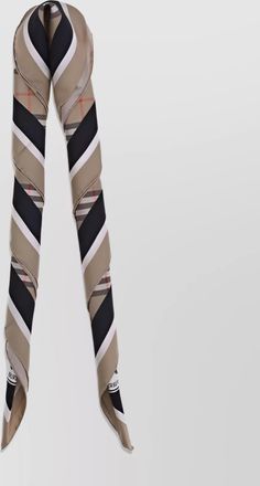 Burberry check silk scarf square shape
