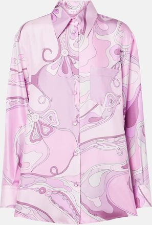 Pucci Orchidee silk twill shirt