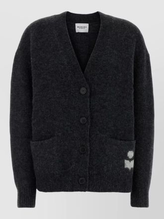 Isabel Marant alpaca-blend oversized v-neck cardigan