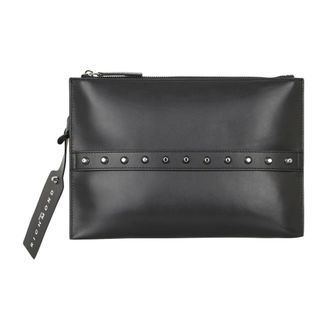 John Richmond Pochette con banda de tachuelas y correa de mano - Bags - Hombre - Negro - ONE SIZE