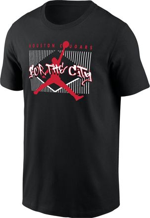 Nike Houston Cougars Street Style Nike Mens NCAA Short-Sleeve T-Shirt in Black | M11332P126UNHO-BLK