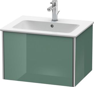 Duravit Duravit Xsquare Mueble De Pared 61.0 X 47.8 Cm, 1 Caj&oacute;n, Para Lavabo Me De Starck 233663, Color (frente/cuerpo): Jade Laca Alto Brillo - Xs407100303