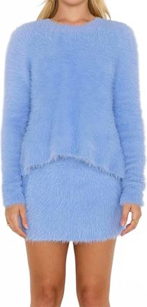 Minkpink Elidi Knit Top In Light Blue