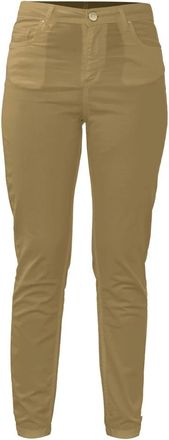 Kocca Slim Fit Broek - Dames - Slim Fit Broeken - Bruin - W32 - Katoen - Broeken