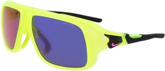 Nike Authentieke Soar Ev 24001 702 Bril - unisex - Zonnebrillen - Geel - 59 MM - Accessoires