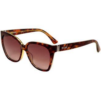 Moschino Womens 55 mm Brown Sunglasses
