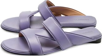 Bottega Veneta Sandali in pelle con cinturini - Viola