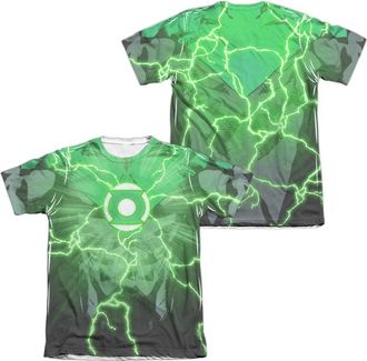 Gildan Justice League of America John Burst (Front/Back Print) Adult Poly/Cotton Short Sleeve Tee / T-Shirt