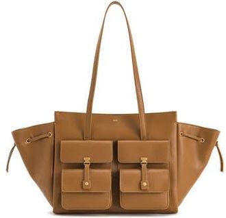 JW PEI Linda Large Faux Leather Tote in Brown at Nordstrom Rack