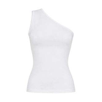 Norma Kamali Top sin mangas - Tops - Mujer - Blanco - S