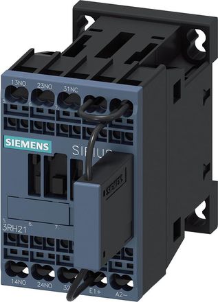 SIEMENS Contactor Auxiliar Siemens 3rh2122-2lf40-0la0 3 Polos Varistor Integrado
