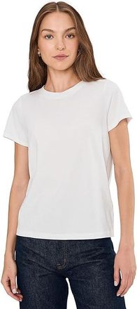 Madewell Northside Vintage T-Shirts Womens Clothing White Wash : LG (Womens 10-12), Cotton