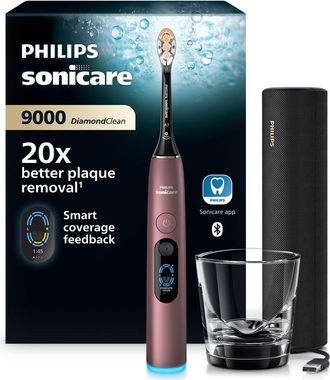 Philips Cepillo De Dientes El&eacute;ctrico Recargable Philips Sonicare Diamondclean 9000 Hx9213/85 Malva Ultras&oacute;nico Bluetooth 62 000 Movimientos/min