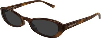 Saint Laurent Sue Zonnebrillen - unisex - Zonnebrillen - Bruin - 51 MM - Accessoires
