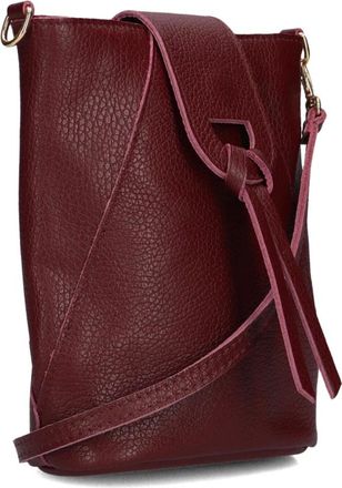 Notre-V Kendra Classic Grain - Dames - Tassen - Rood - Maat: ONE Size Zijde